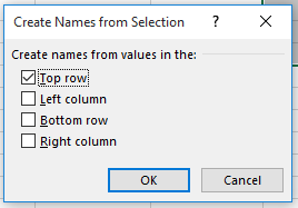 Create from selection